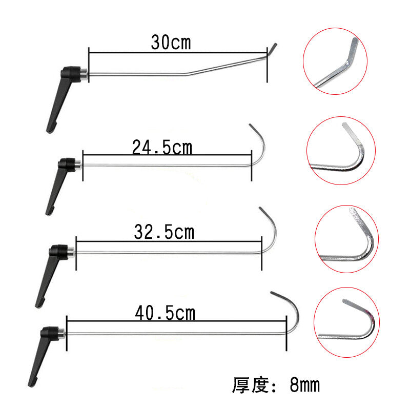 Car Body Hail Damage Door Dent Removal Tools Paintless Rotation Metal Rods Tools v