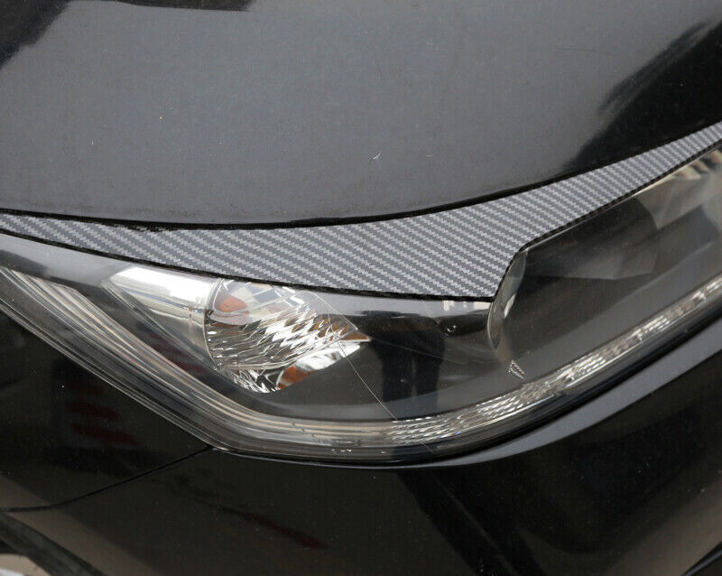 for Honda Accord 2014-2015 Carbon Fiber Front Headlight Lamp Cover Molding Trim