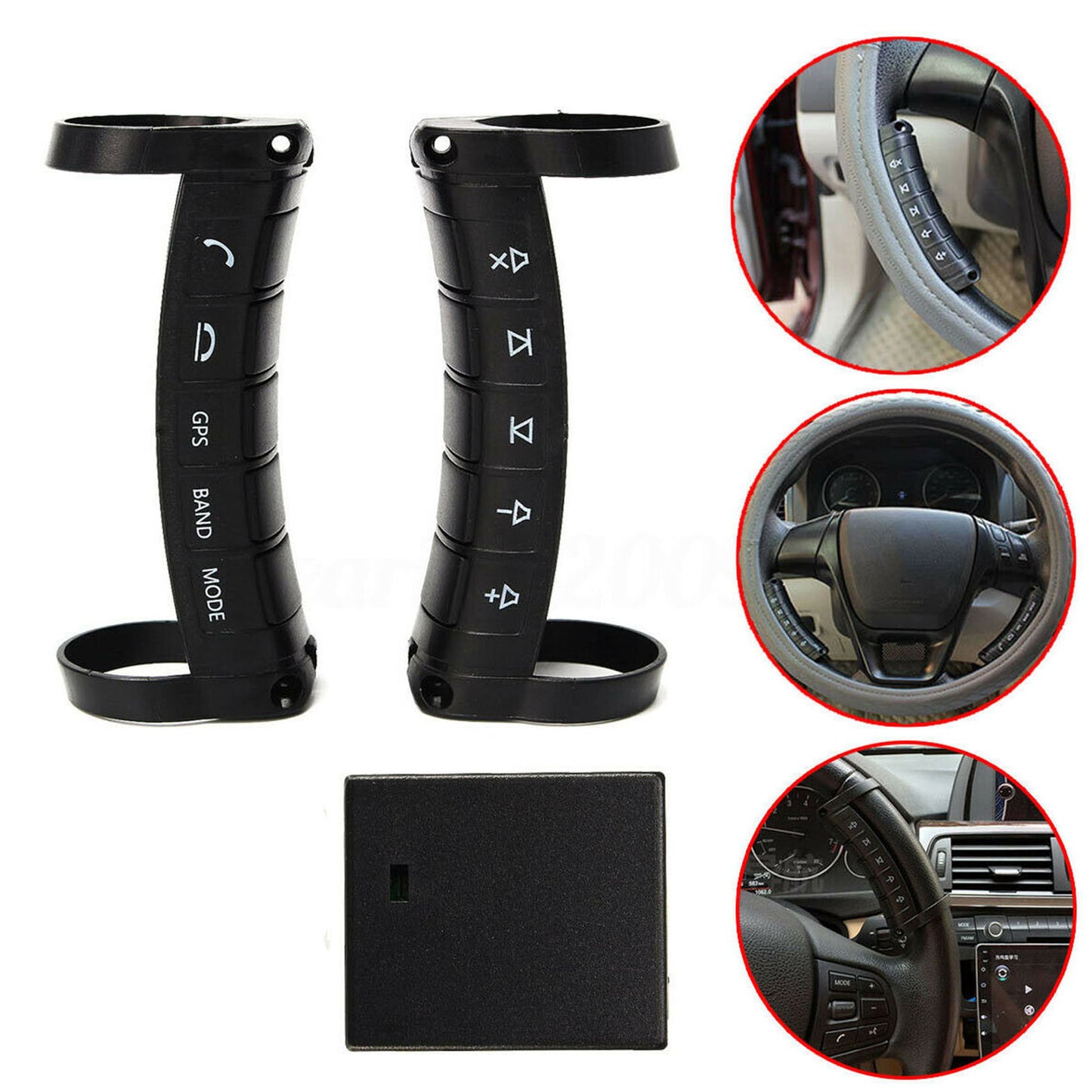 Remote Control Button Car Steering Wheel Wireless Universal For Stereo DVD GPS