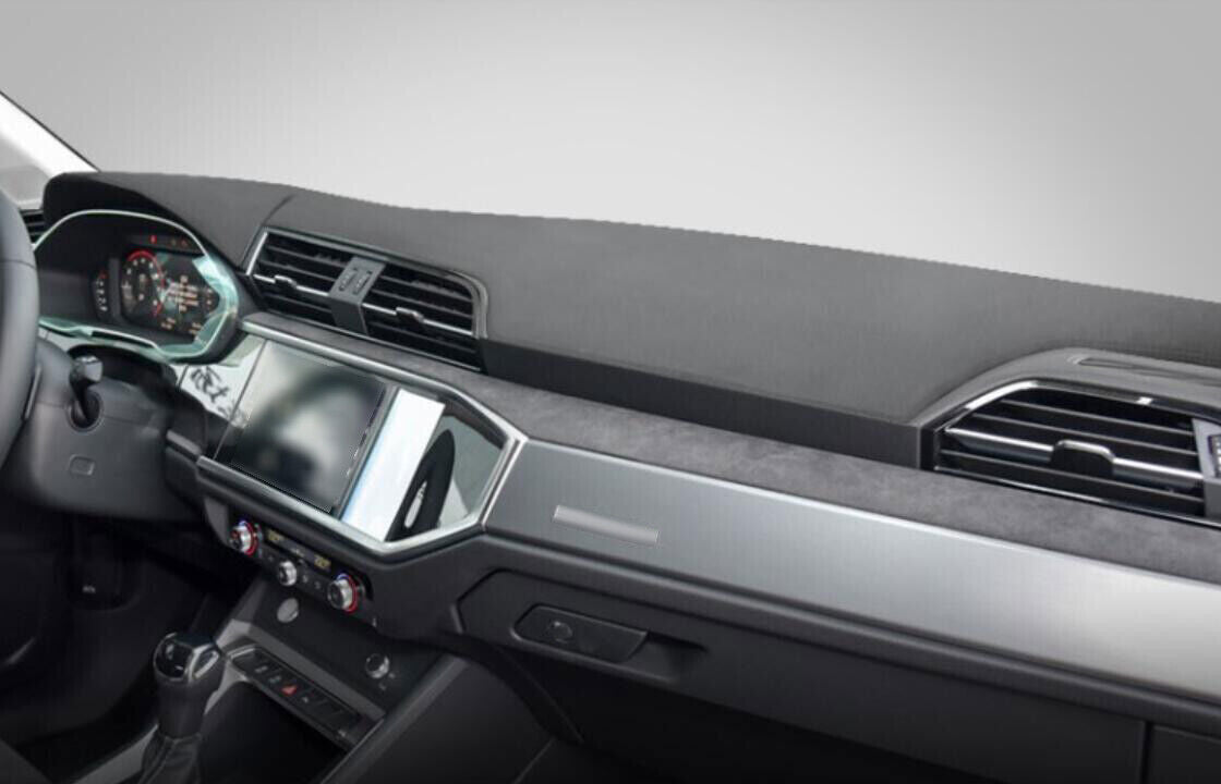 PU Leather Dashboard Dash Mat Non-slip DashMat Sun Shade Pad for Audi Q3 19-2023