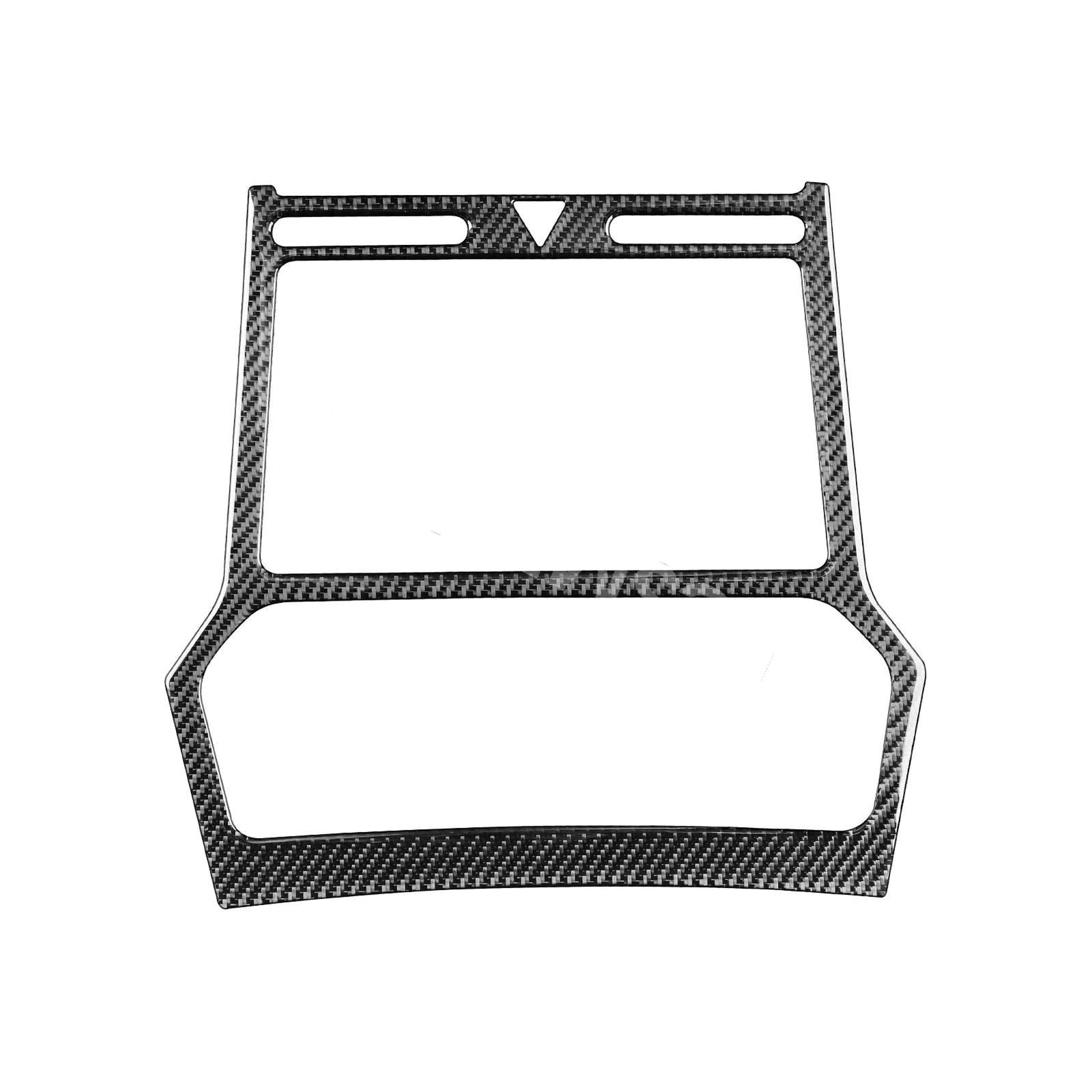 Carbon Fiber Look Car Radio Panel Frame Cover Fit for Ford Explorer 2013-2019 Q
