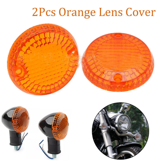 Orange lens cap for motorcycle turn signals, compatible with for Yamaha bolts XVS950 (2013-2022) n