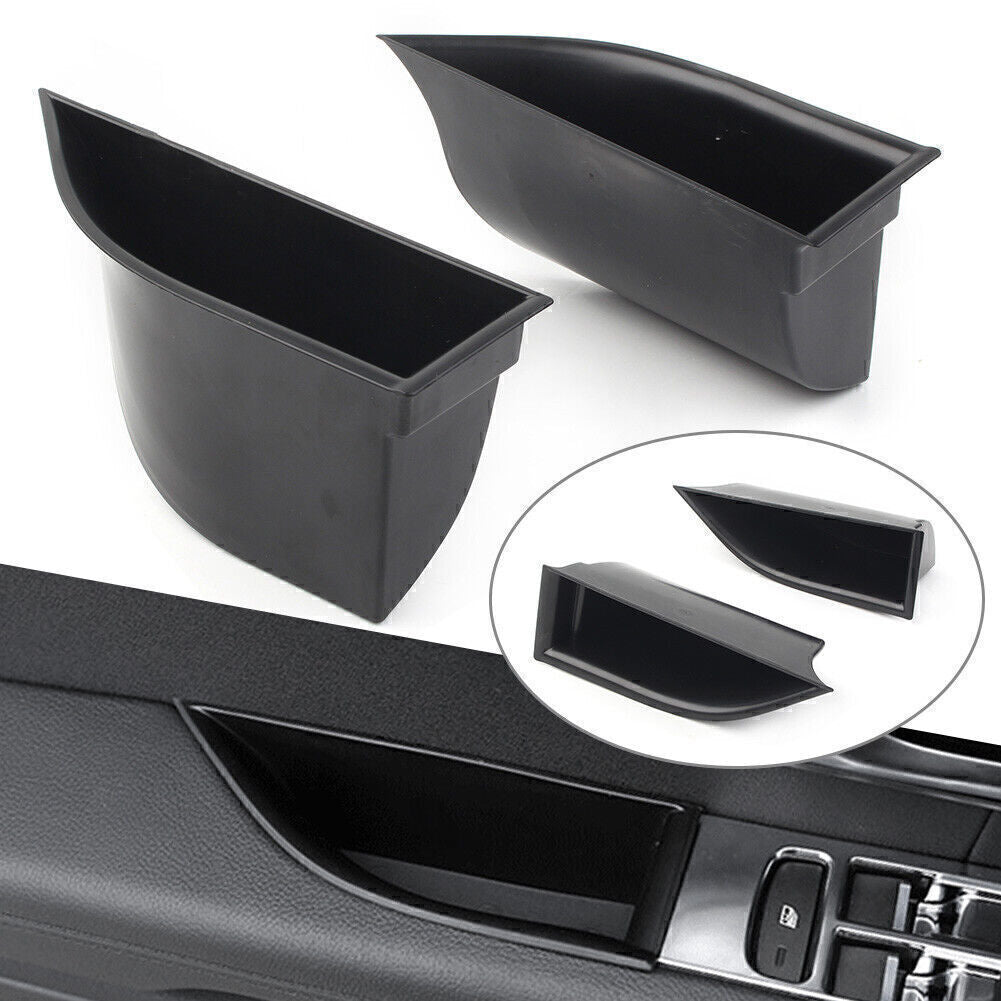 2X Car Front Door Handle Armrest Storage Box Kit Fit for Range Rover Evoque 16-18