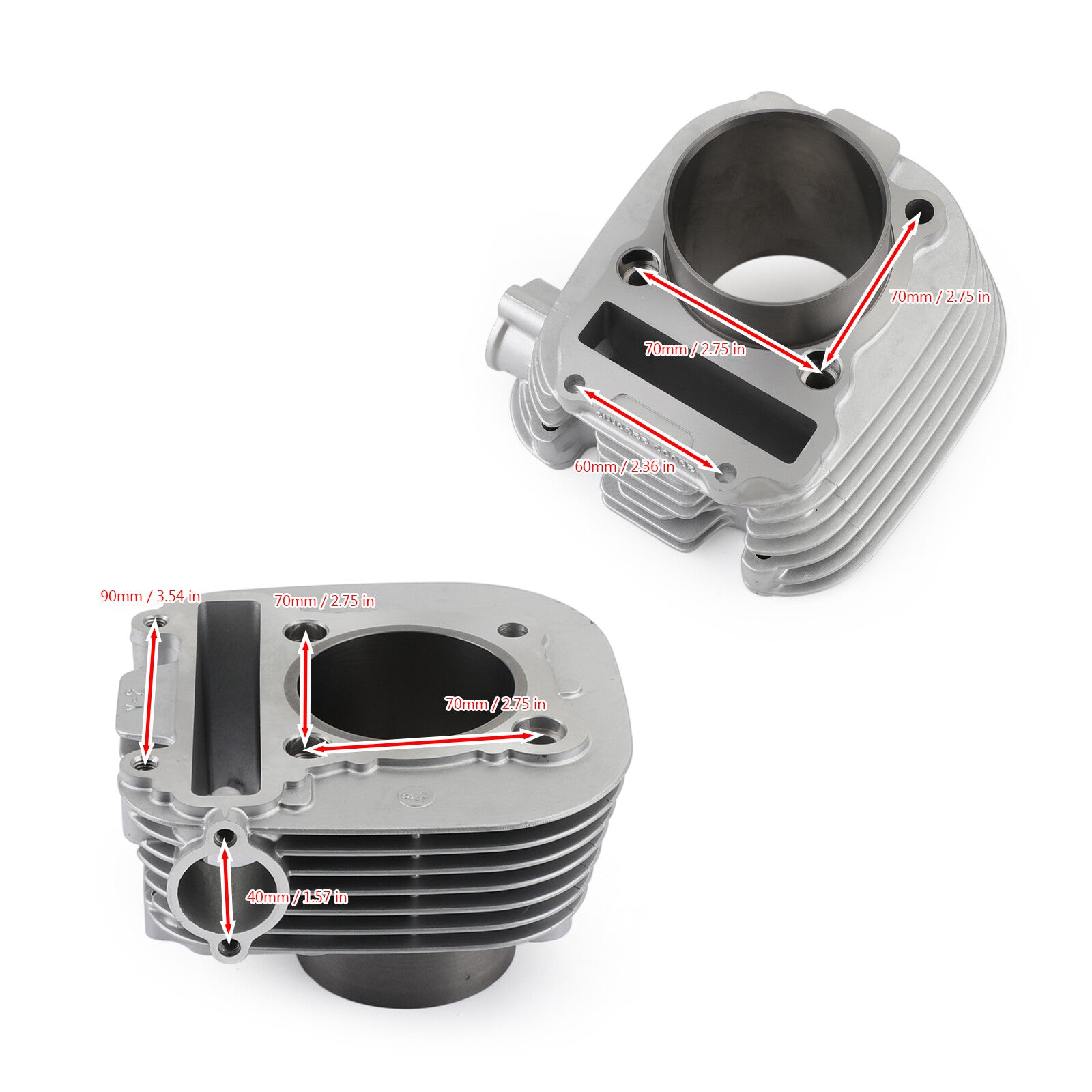 CYLINDER pistol ring top kit for Yamaha TTR225, TTR230, XT225 92-16 68