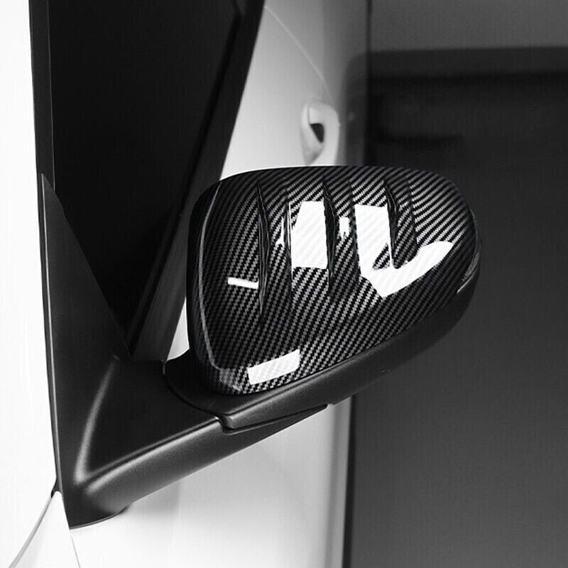 Carbon Fiber Rearview Mirror Cover Cap Trim for Chevrolet Trax 2023 2024 2025