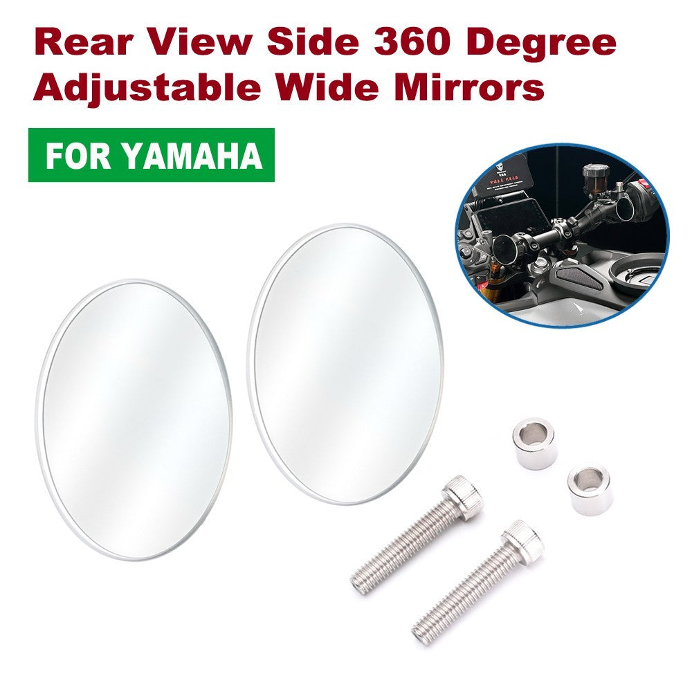 for Yamaha MT-09 /Y-AMT 24-25 Rear View Side 360 Degree Adjustable Wide Mirrors Q