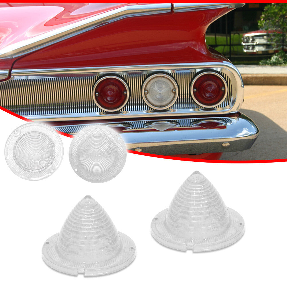 Suitable for 1960-1961 Impala El Camino Transparent Rear Reverse Light Lens- v