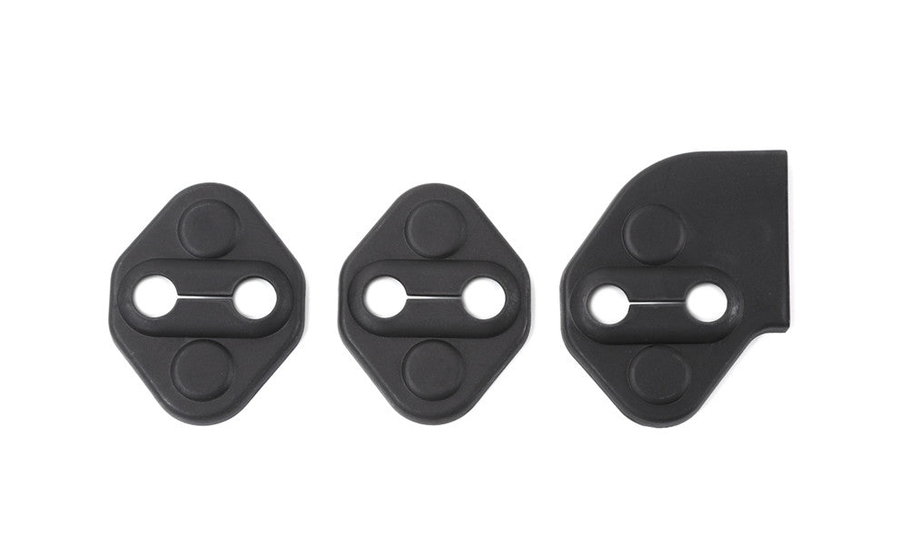Black ABS Car Door Lock Buckle Cover for Suzuki for Jimny 2019-2022 Car Accessories