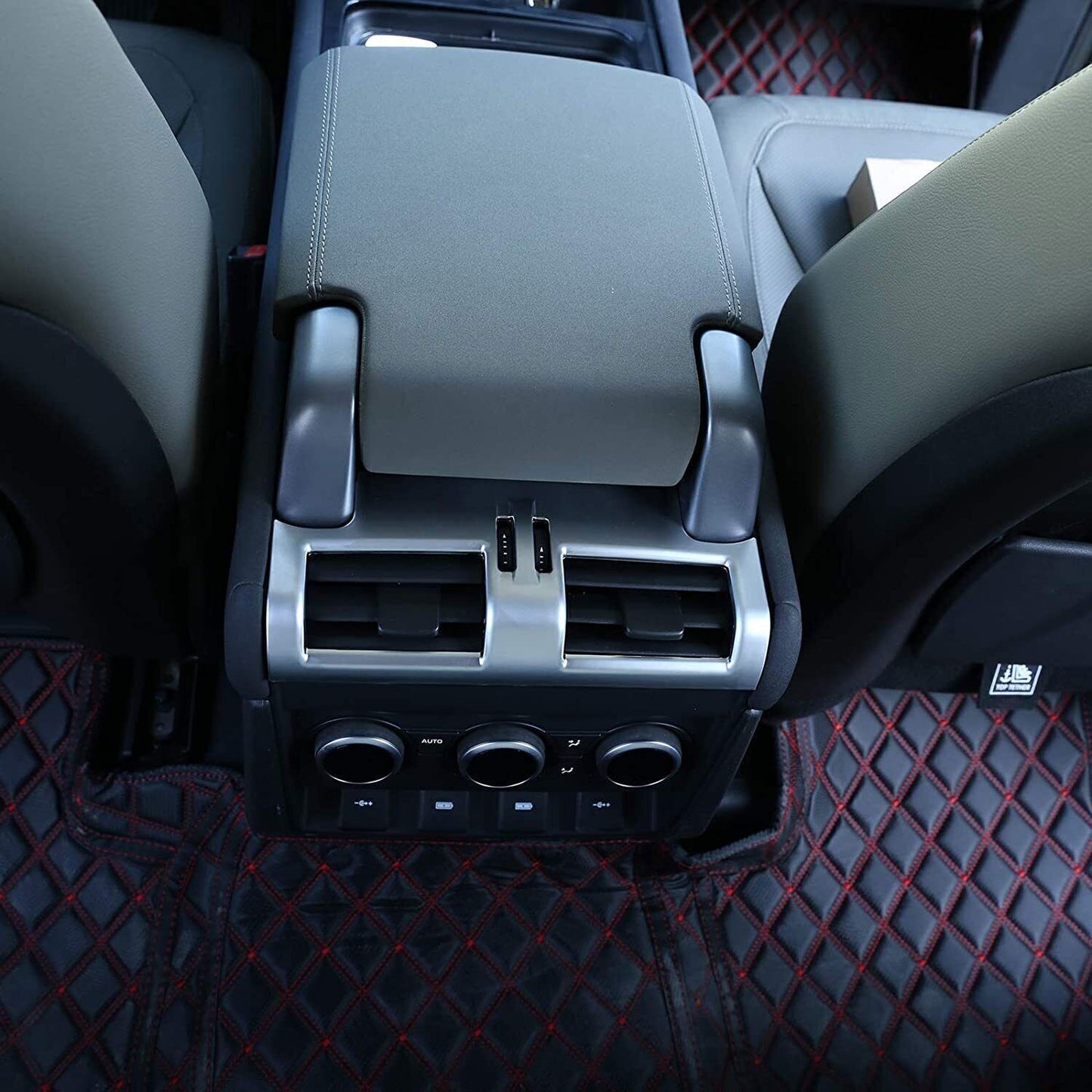 1X for Land Rover for Defender 20-25 Matte Silver Rear AC Air Outlet Vent Cover Trim