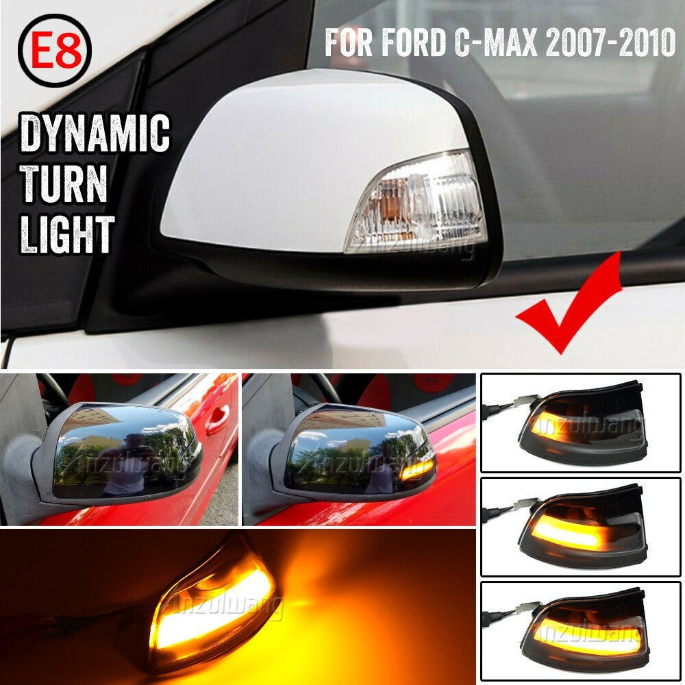 Dynamic Side Turn Signal Light for Ford C-MAX Focus 2 MK2 2003-2008