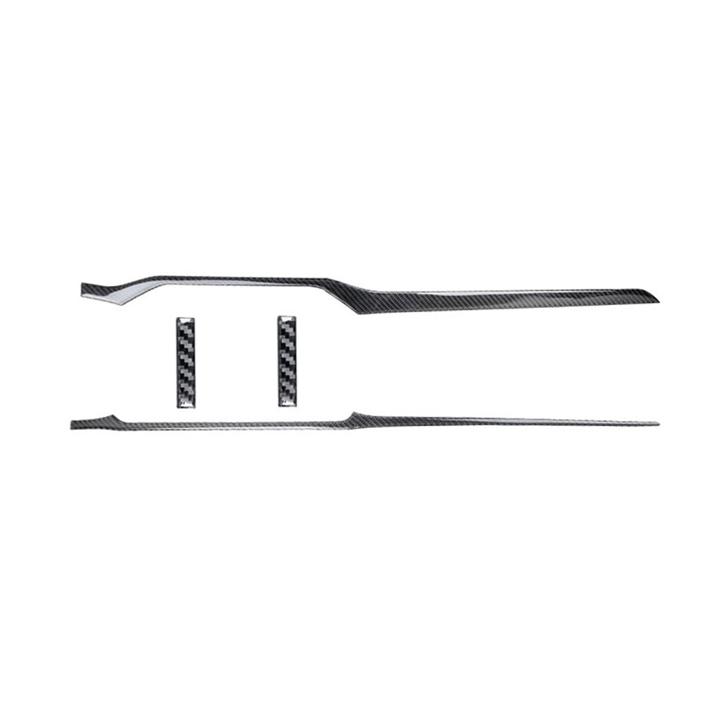 Interior Dashboard Panel Cover Trim for Honda for Civic 8th 2006 - 2011 Carbon Fiber ABS- v