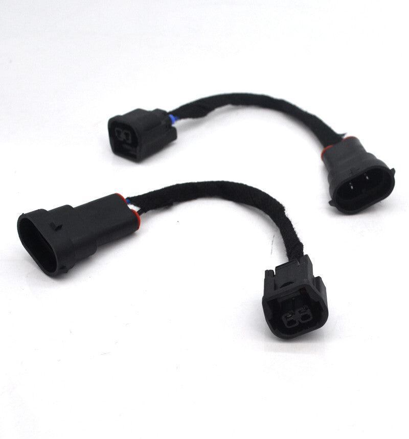 2x Halogen to LED Foglight Plug and Play Adaptor cable for Honda accord 4dr H8 v