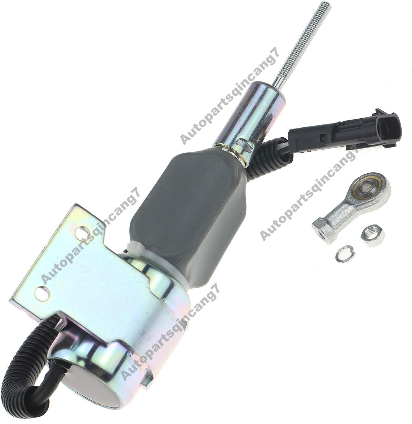 12V Fuel Shutoff Solenoid J930658 for CASE Engine 6591T Dozer 1150H Tractor 8850