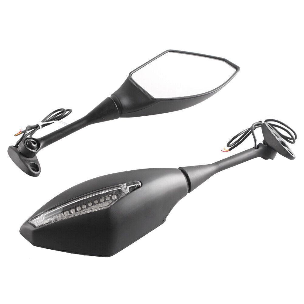 2x LED Turn Signal Rear Wing Mirror Fit for Honda CBR 600RR 03-08 CBR 1000RR 04-08 Q