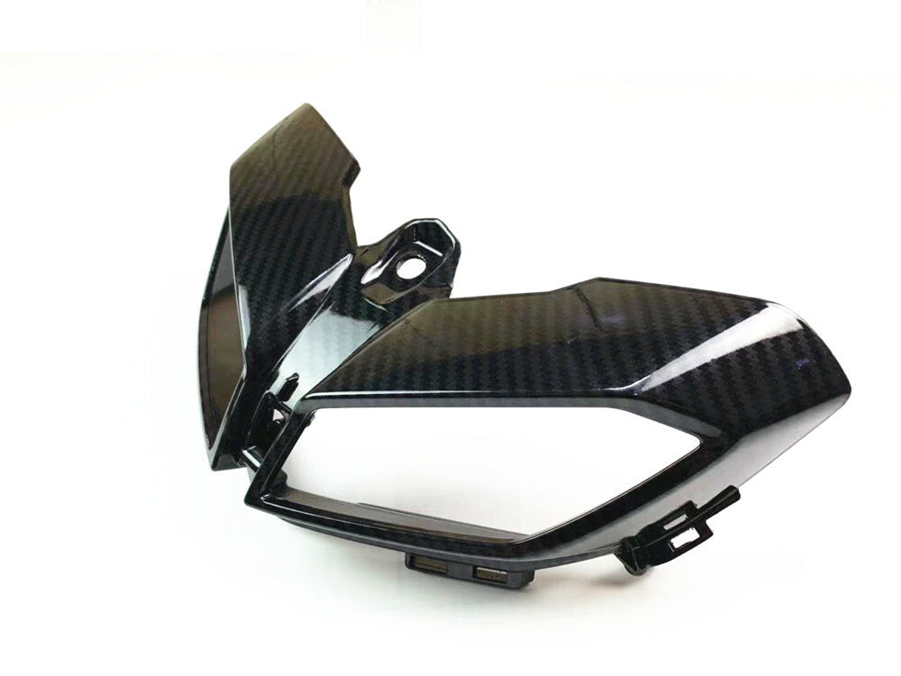 Carbon Fiber Pattern Headlight Cover Fairing Cowl for YAMAHA FZ09 MT09 2017-2019