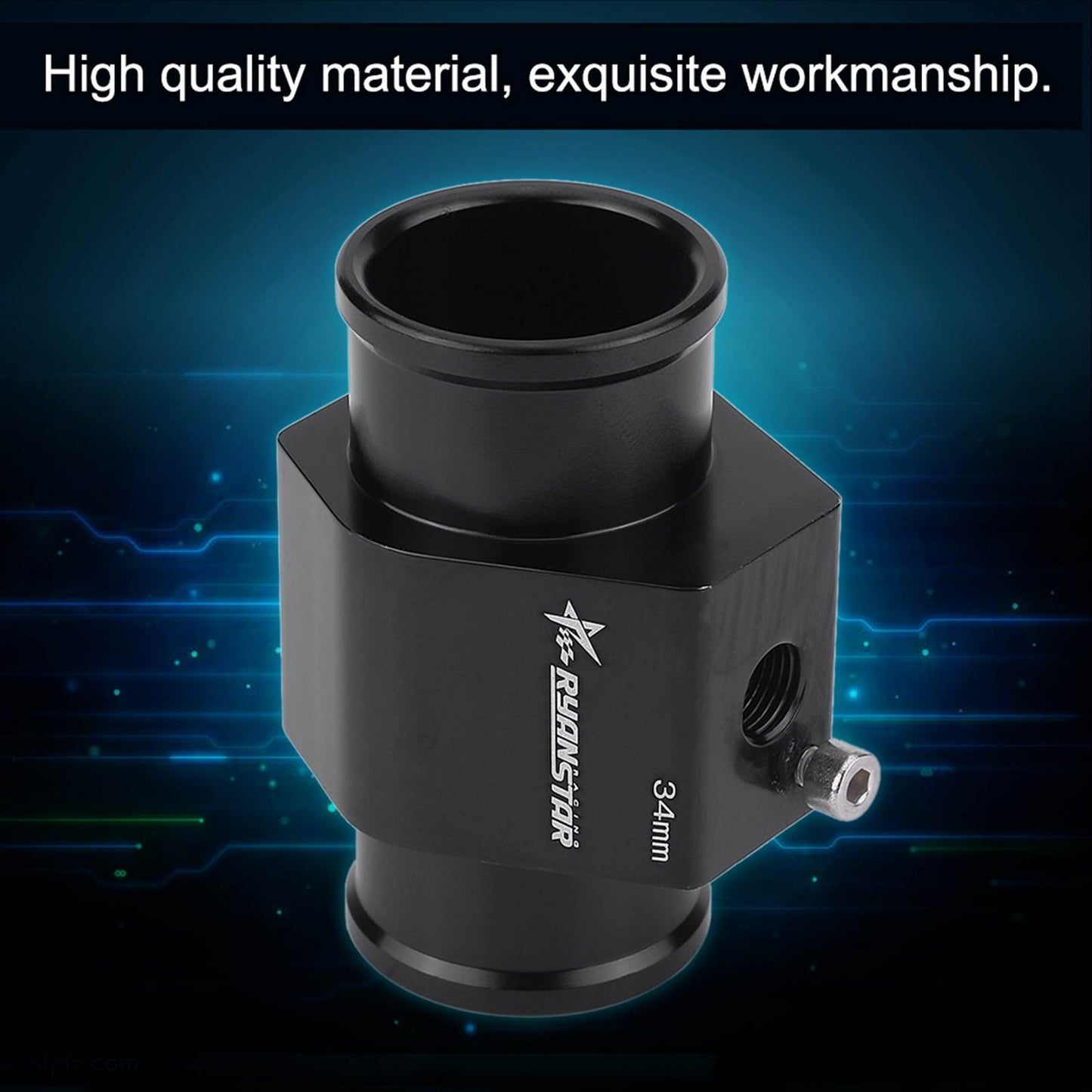 Heat Conductive Aluminum Alloy Hose Adapter for Car Cooling Tanks Q