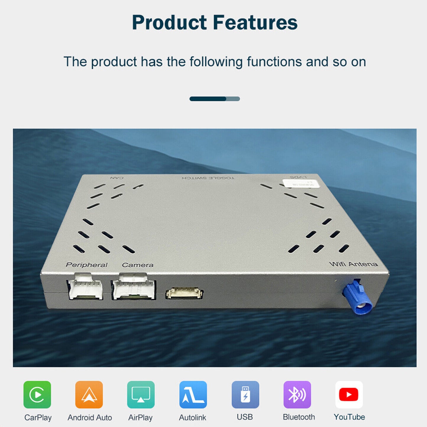 GPS Carplay Decoder Land for Rover for Jaguar for Range Rover Evoque Discovery