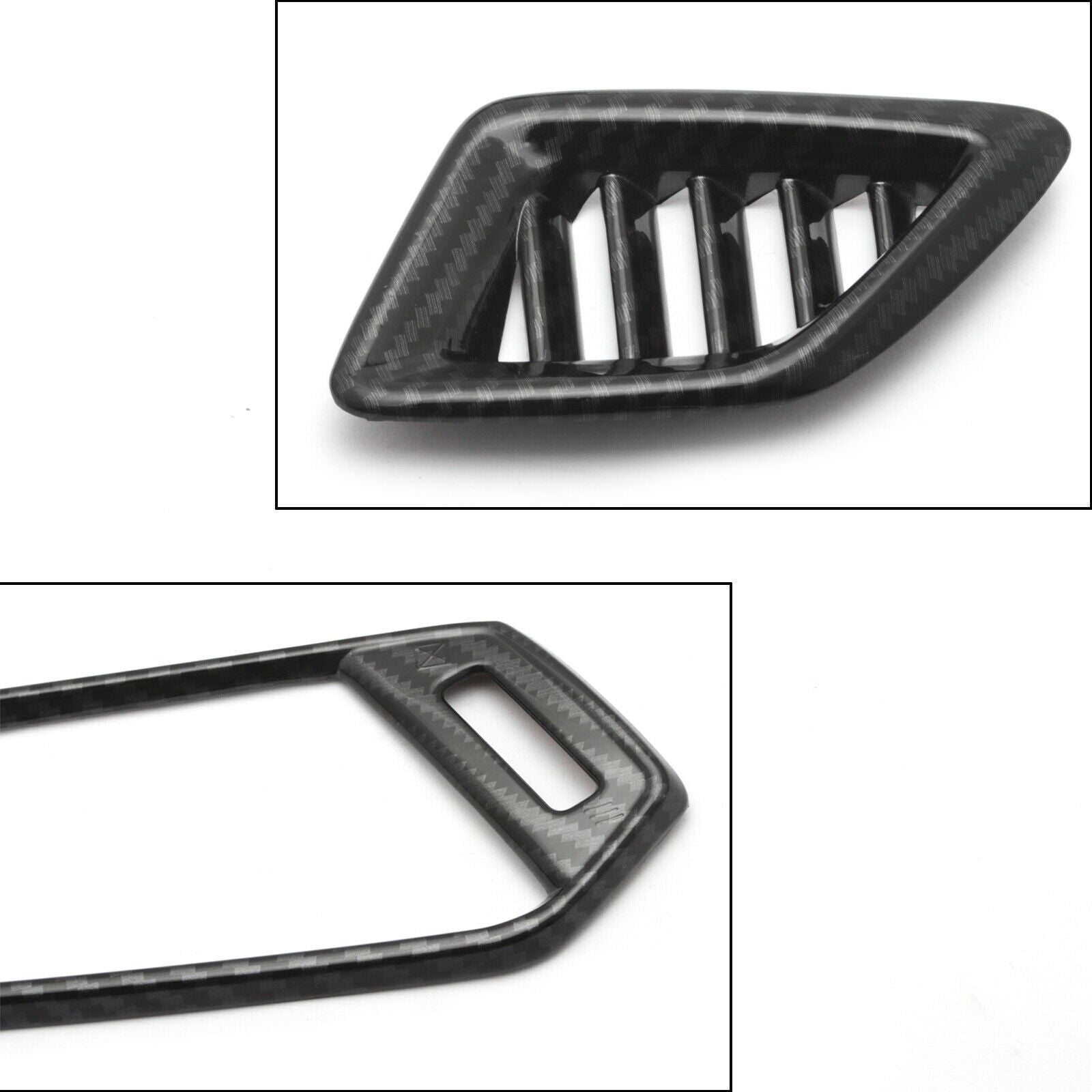 Carbon Fiber ABS Dashboard Air Vent Outlet Cover Trim for Honda Accord 18-22