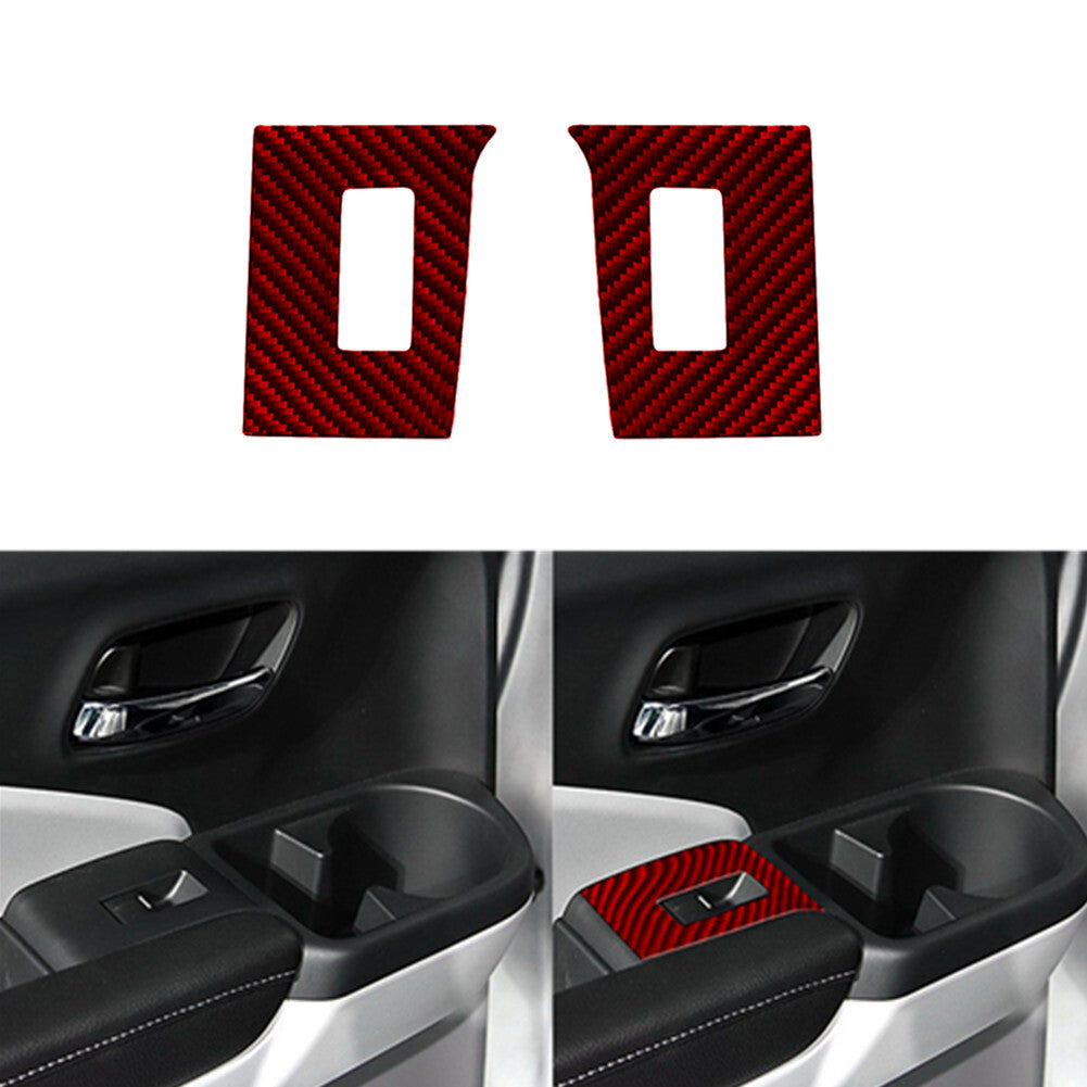 Carbon ABS Front Console Dashboard Strip Trim for Honda CR-V CRV 2017-2022- v