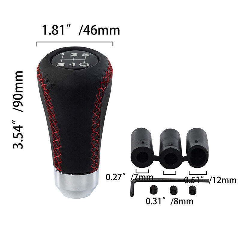 for Honda for Civic 2006 2007 2008 2009 2011 5-Speed Shift Button Lever Head Q