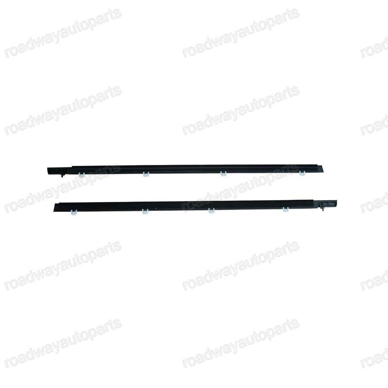 2X Front Window Weatherstrips Molding Seal Belt Trim for Honda Accord 2009-2010