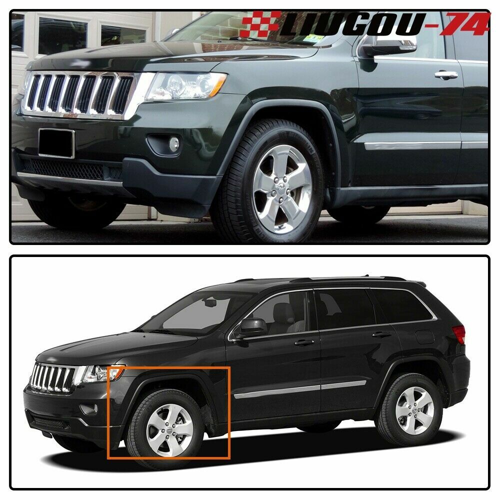 Front fender with shimmering texture on the left driver's side, suitable for 2011-17 for Jeep Grand Cherokee. Q