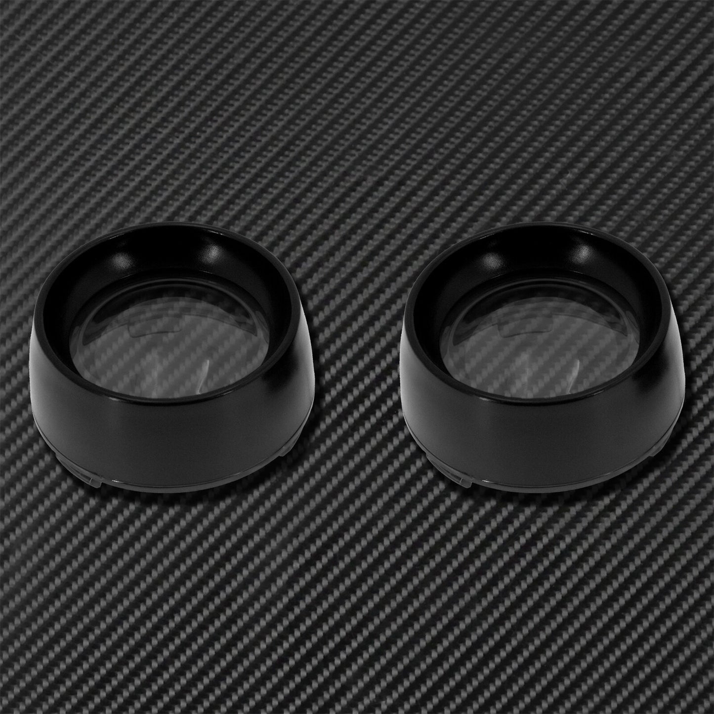 Gloss Gray Trim Ring Bullet Turn Signal Lens Cover Fit for Harley Softail Dyna Q