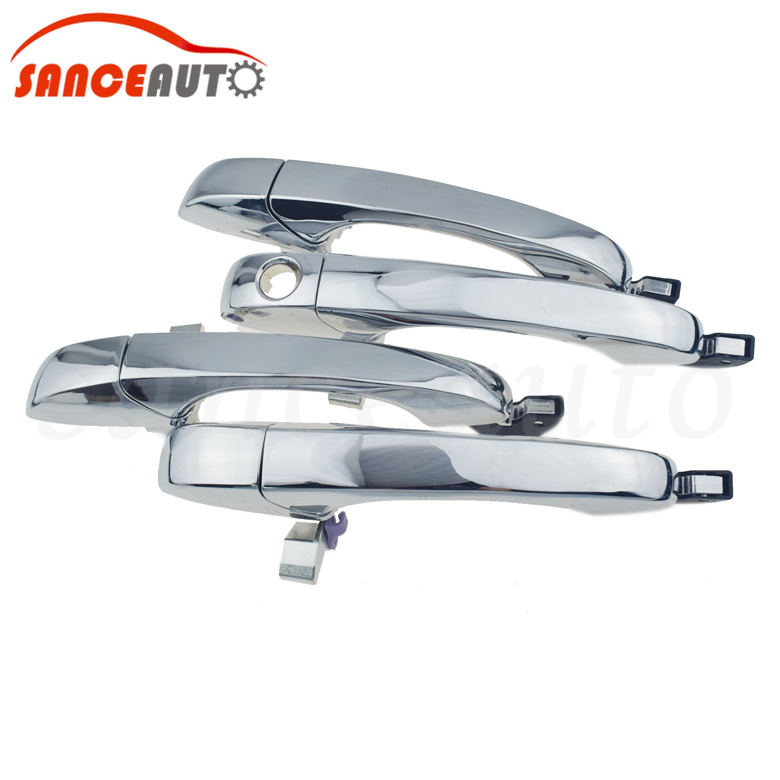 4-piece chrome exterior door handle set for Chrysler 300/300C (05-10), for Dodge Magnum (05-08) n