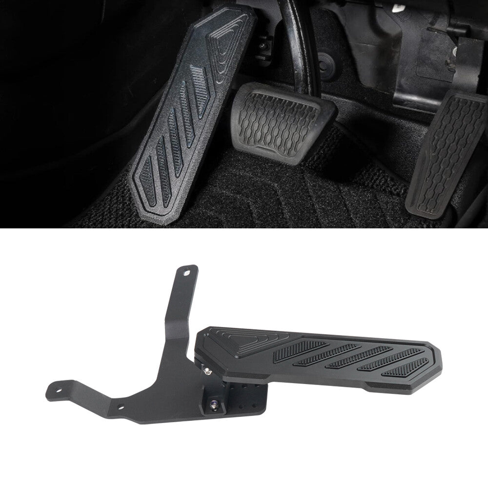 1*Dead Pedal Foot Rest Pad Left Side Anti-Slip for 2007-2023 for Jeep for Wrangler JK JL Q