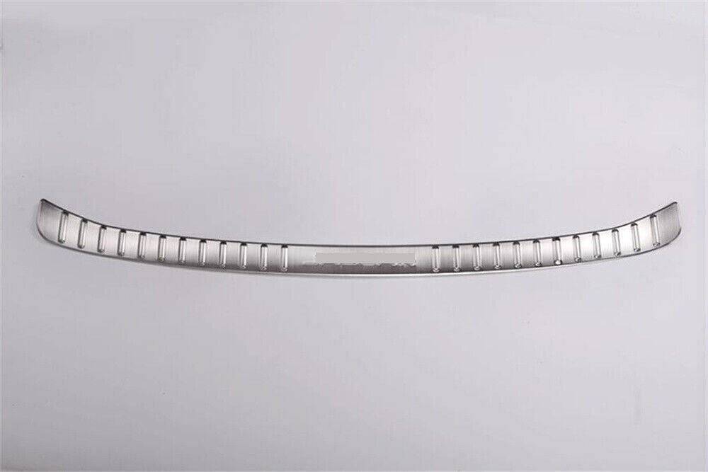 Outer Rear Bumper Guard Protector Cover for Jaguar F-PACE 17-24 Steel Silver B n