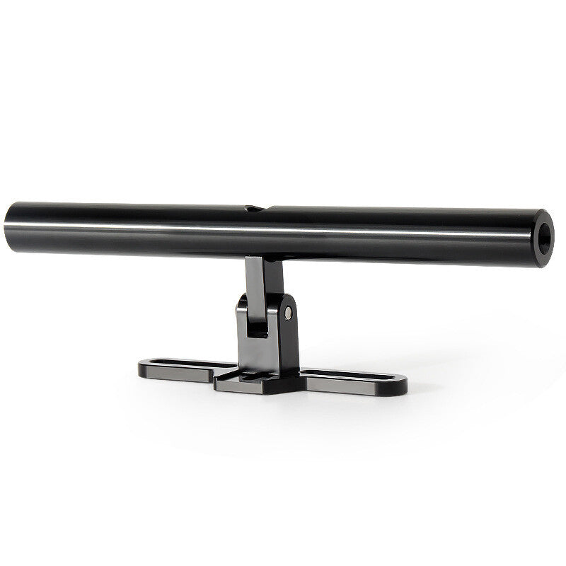 22mm Motorcycle All-Terrain Vehicle CNC Multi-functional Extended Crossbar Light Bracket Rod Black - n