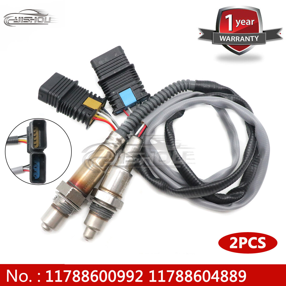 Front and rear oxygen sensors are compatible with 2016-2019 for BMW X1 F48 2.0L 11788600992 1178860488