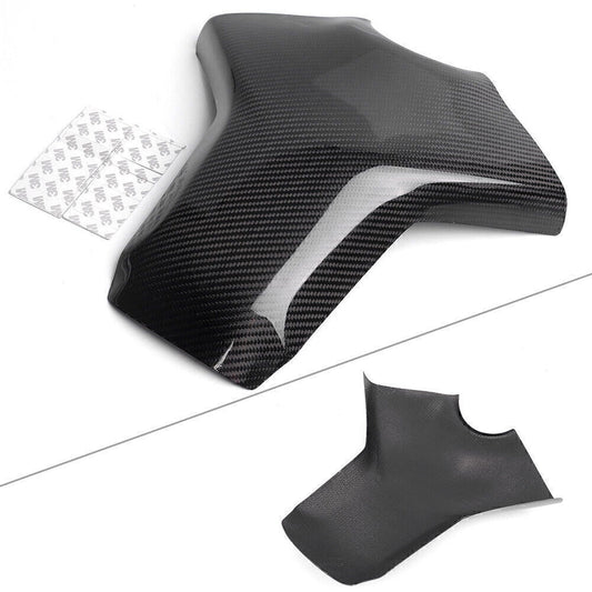 for Yamaha MT-09 FZ-09 2013-16 Black Carbon Fiber Fuel Gas Tank Cover Protector Q
