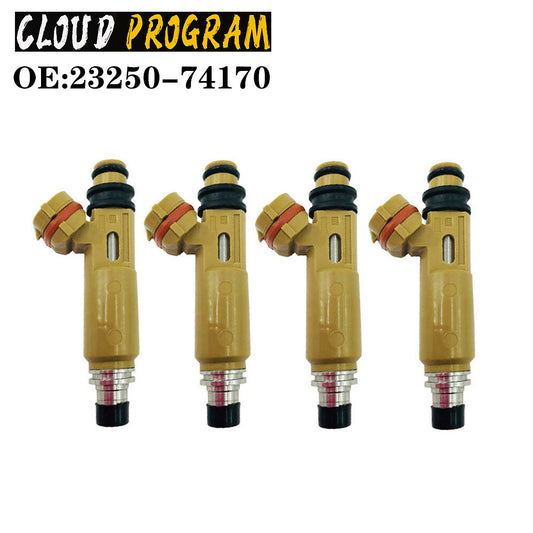 4PCS Fuel Injector 23250-74170 23209-74170 Fit for Camry Rav4 Avensis v