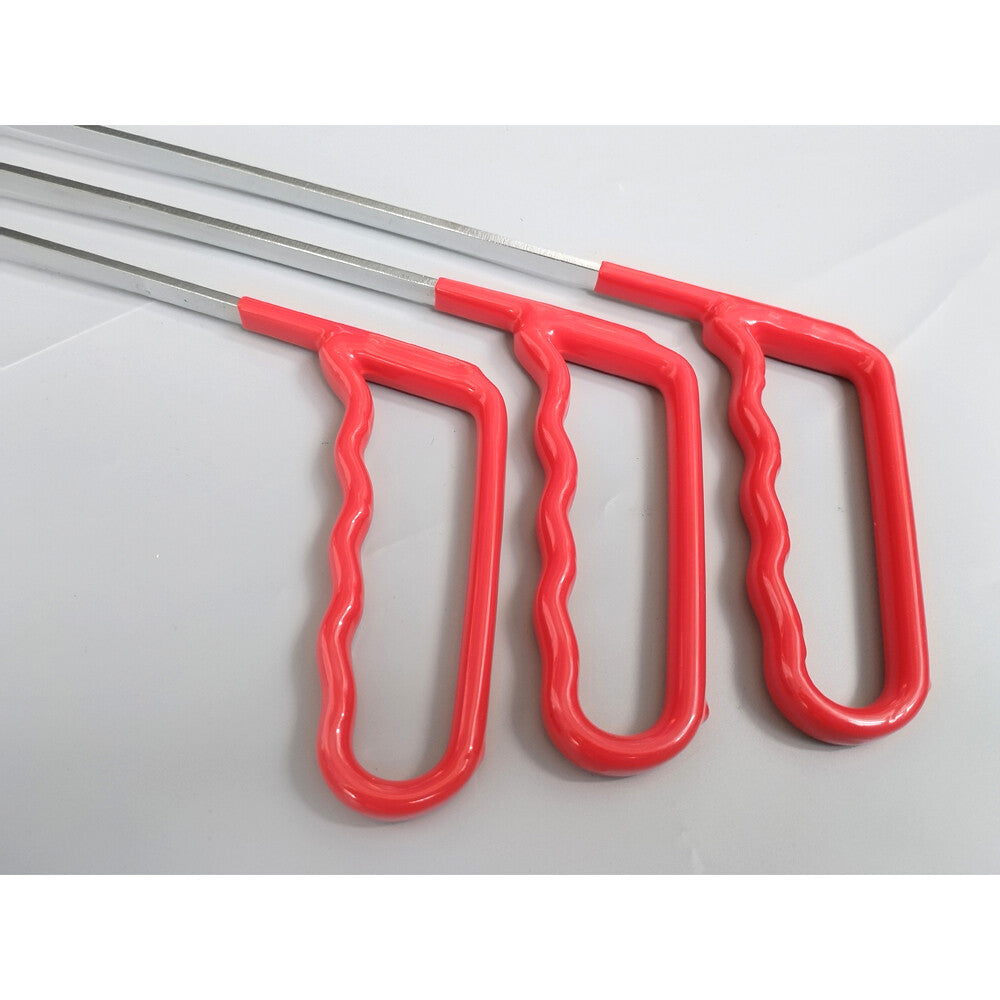 Whale Tail 3 Pieces PDR Tools Dent Repair Rod Hail Damage Removal Car Auto Body v