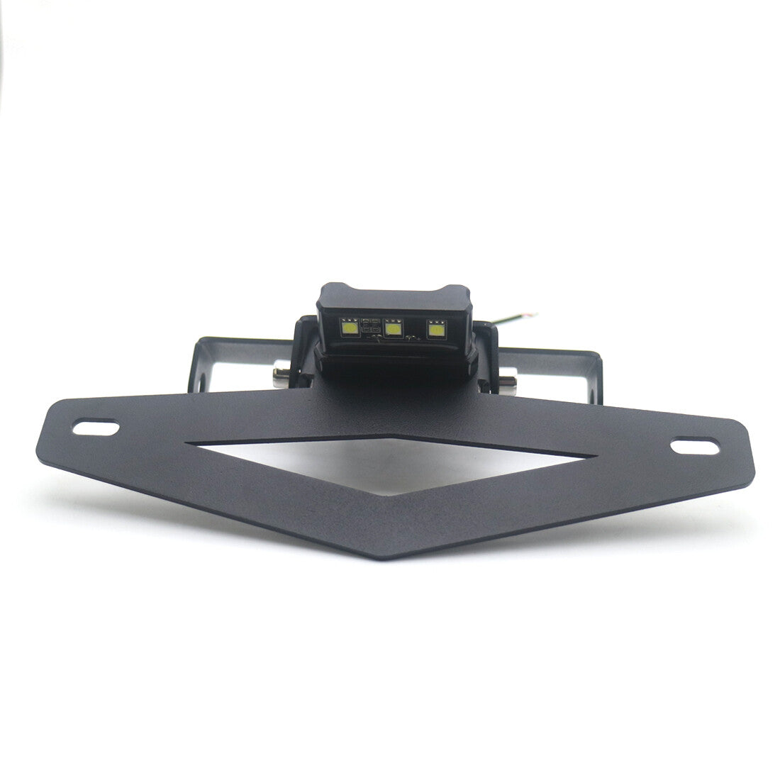 Black Tail Light Mount LED License Plate Light Bracket Holder For Benelli 502C Q