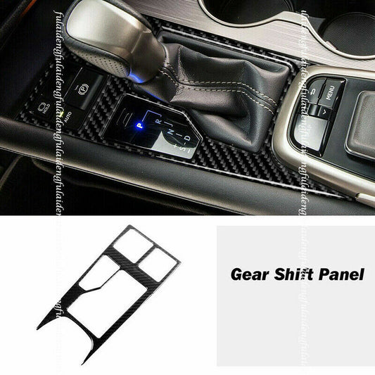 for Lexus RX350 RX450H 2016-2019 Carbon Fiber Gear Shift Box Panel Cover Trim 1X