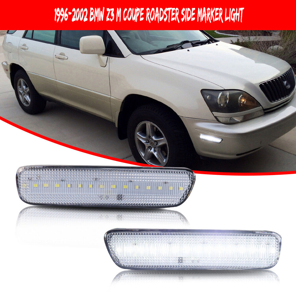 [Plug and Play] Transparent white front or rear marker light suitable for 99-03 for Lexus RX300- v