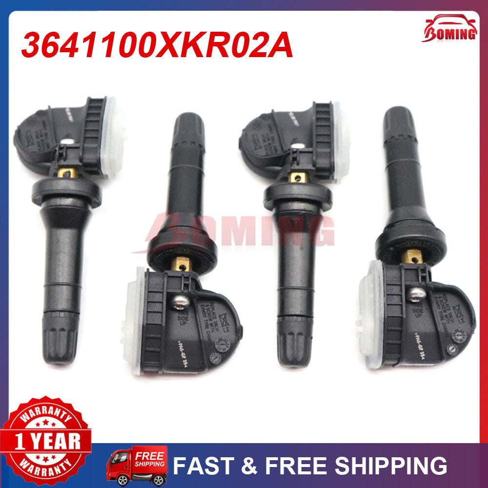 4PCS TPMS For GREAT WALL for HAVAL F7 H6 433MHZ Tire Pressure Sensor 3641100XKR02A