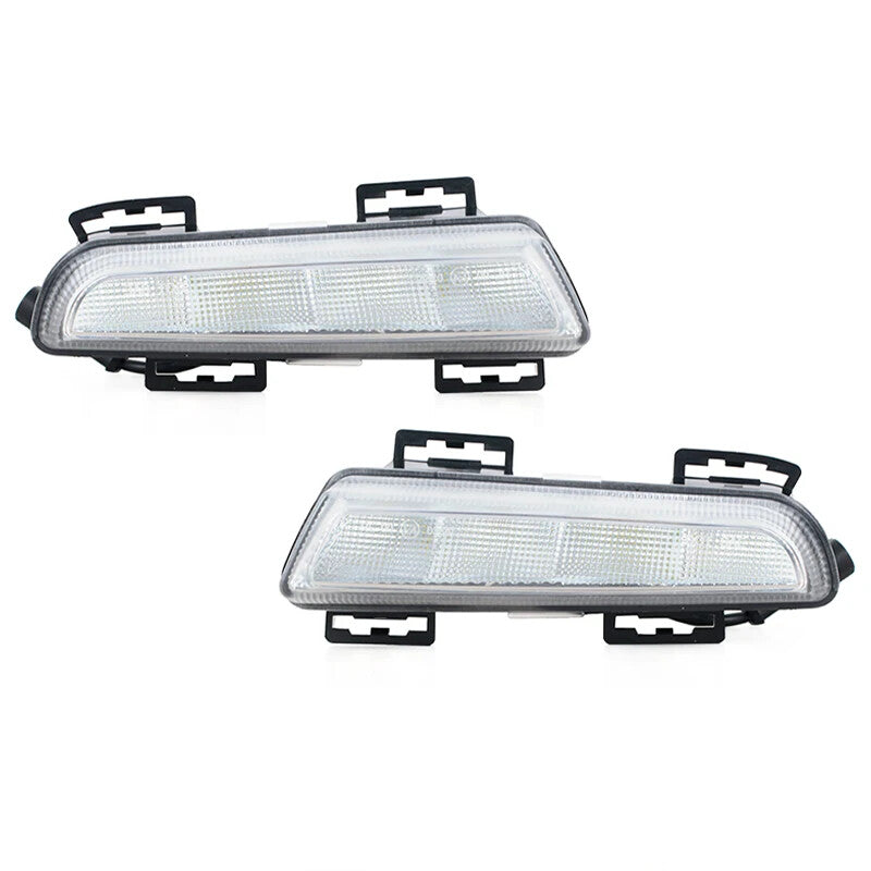 1 Pair LED Daytime Running Light Fog Light Lamp for Smart Fortwo 451 2013-2015