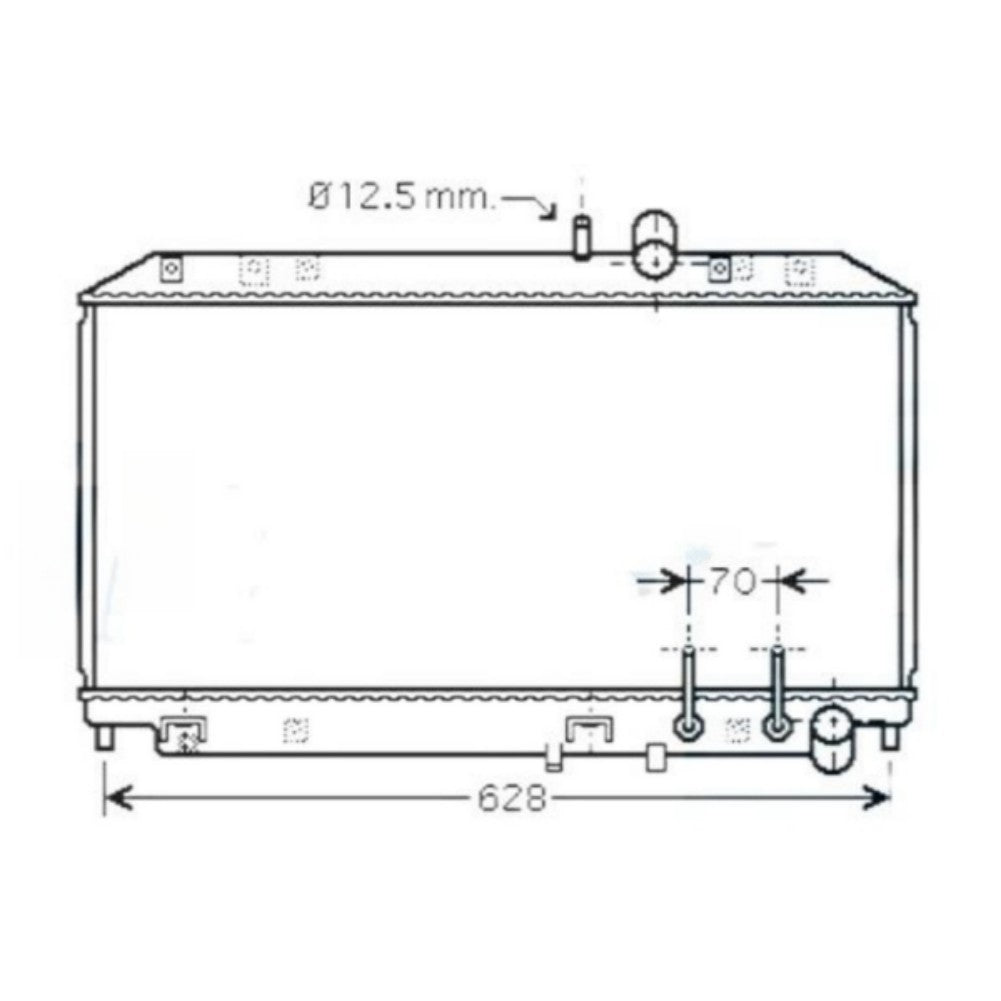 Radiator for Mazda RX-8 2004-2008