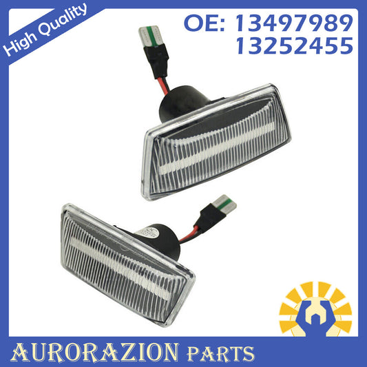 A pair of side marker mudguard turn signals suitable for Opel for Saturn for Holden - n