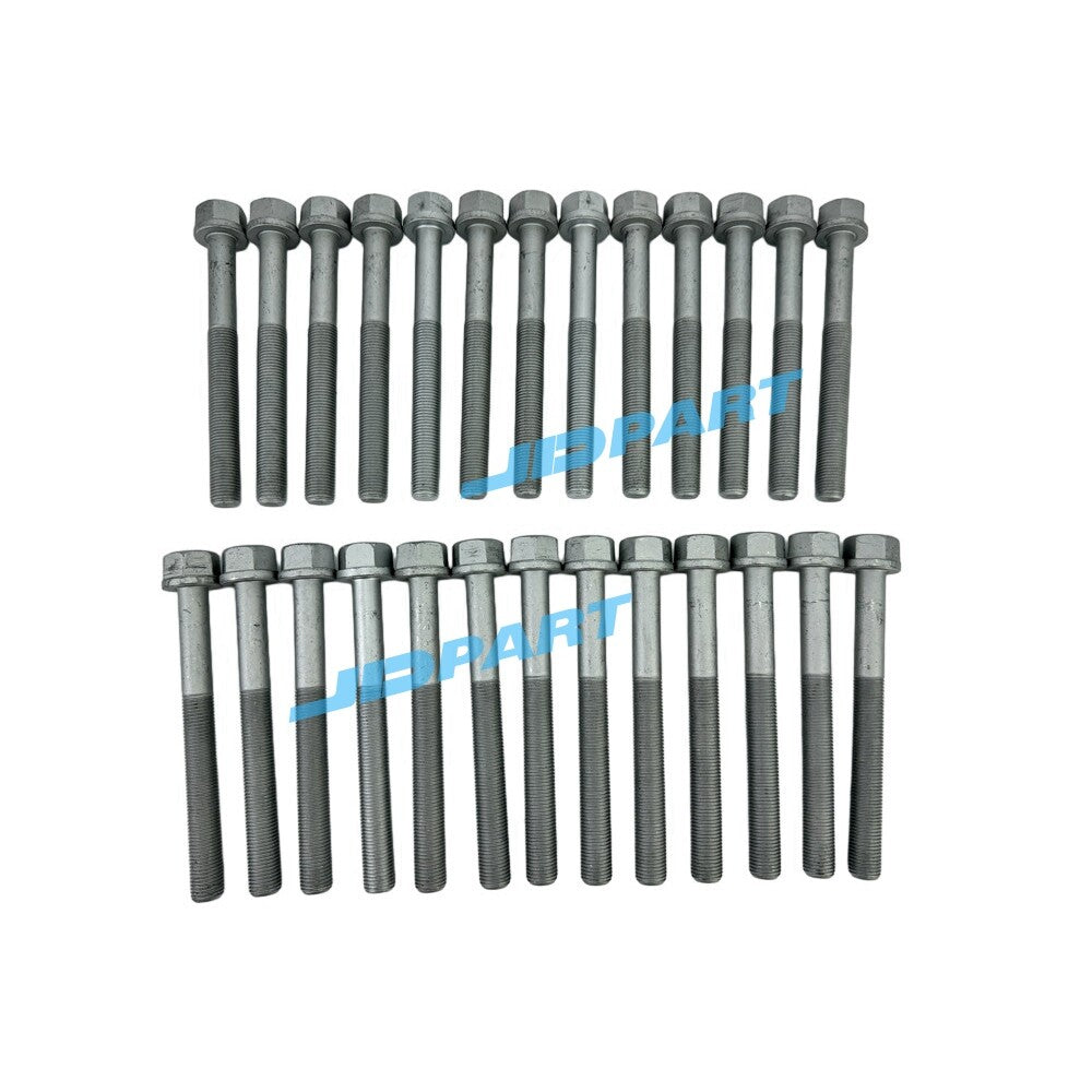 26-piece pack of 3045850 cylinder head bolts for M11 excavator engine parts