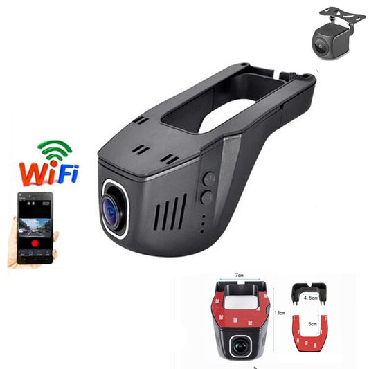 Car Video Driving Recorder WiFi Car DVR Dash Cam Hidden Dashboard Camera Vehicle