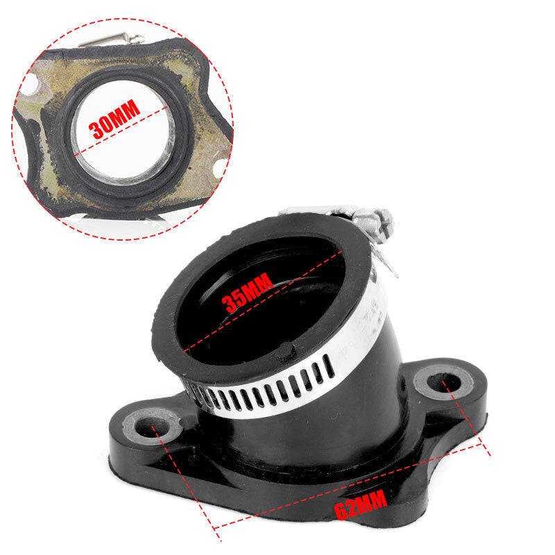 30mm Carburetor Intake Manifold Pipe For 200cc 250cc Dirt Bike ATV Quad Buggy