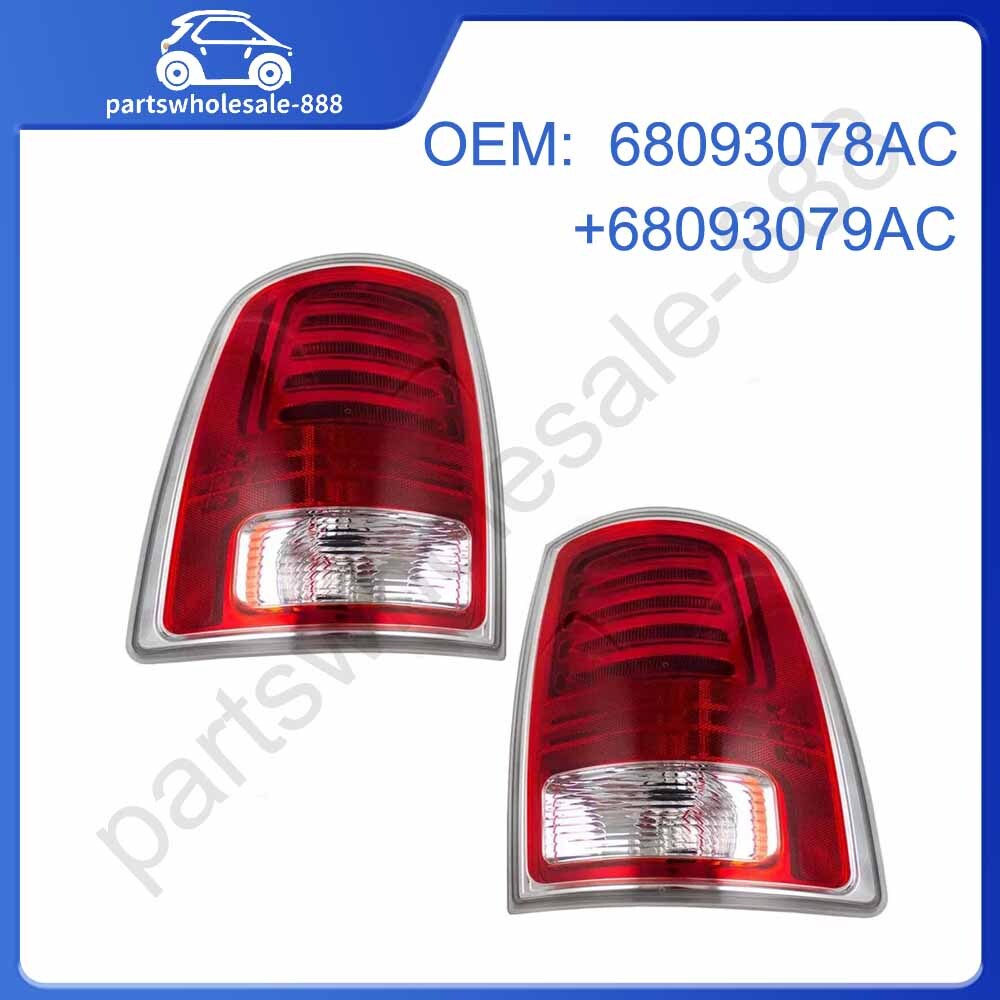 new 68093078AC 68093079AC, a pair of LED taillights suitable for pickups in for Ram 1500, 2500, and 3500 models.