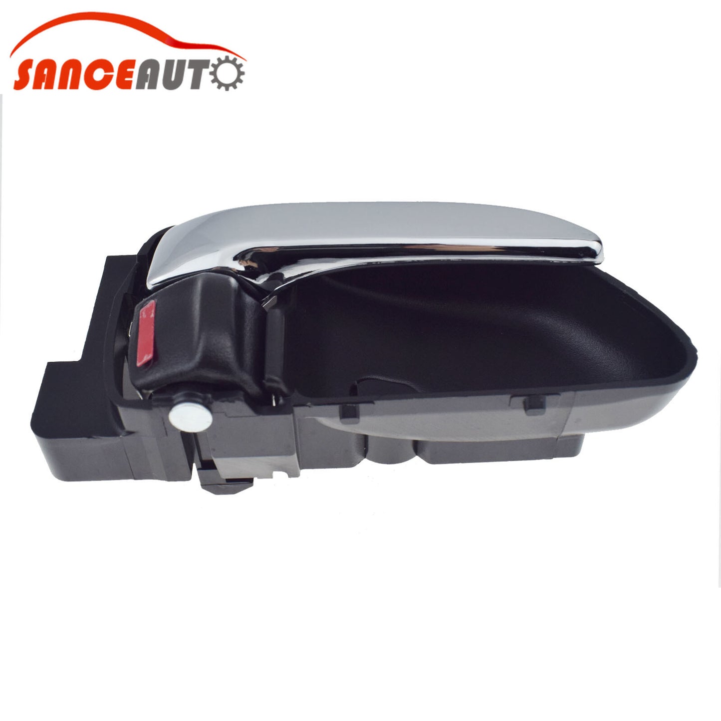 Shiny chrome front/rear right interior door handles for Subaru Forester 2003 - 2008 - n