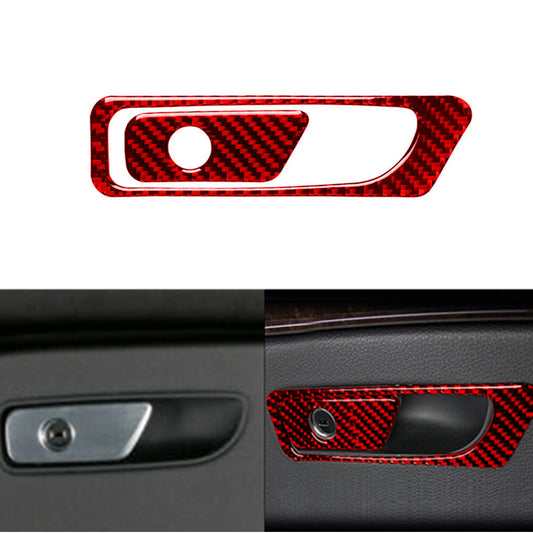 Red Carbon Fiber Speedometer Surround Cover Trim For Colorado 04-12/ for Canyon 05-12 v