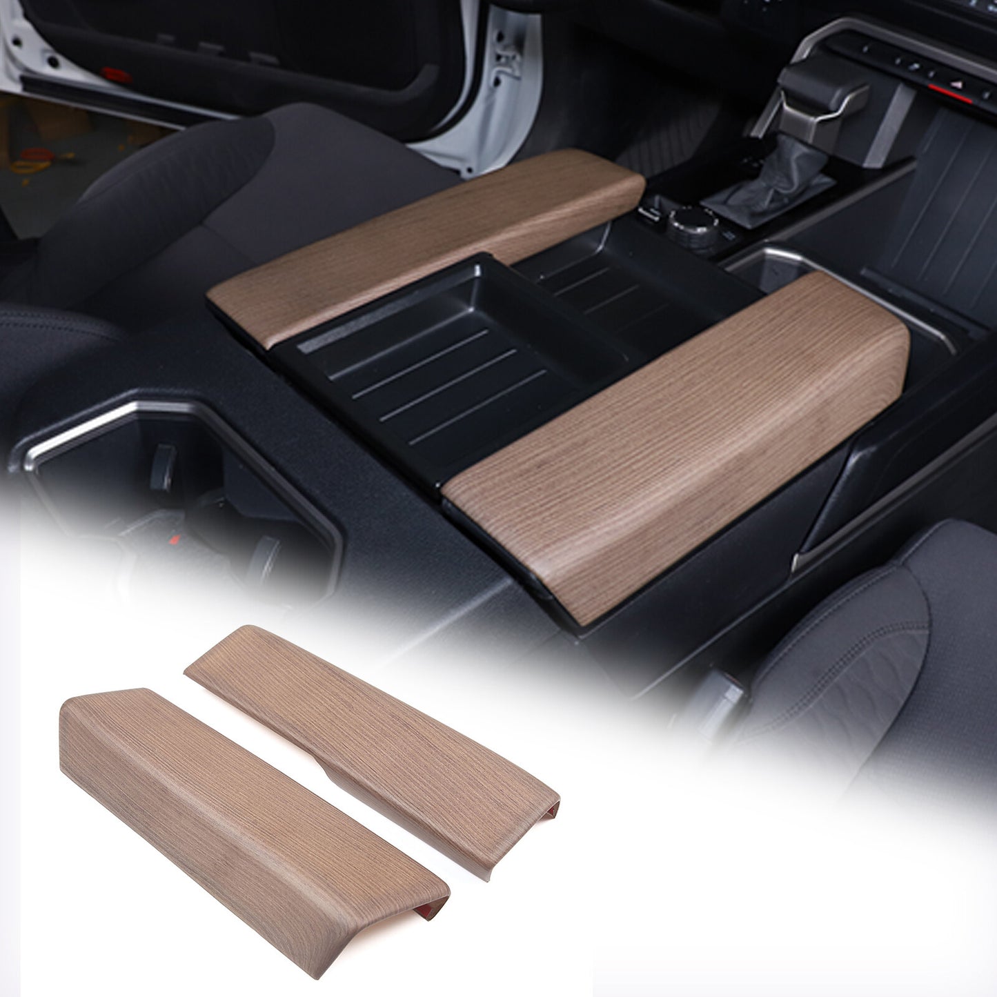 Carbon fiber exterior tailgate handle cover decorative frame suitable for Tacoma 2006-2015 - v