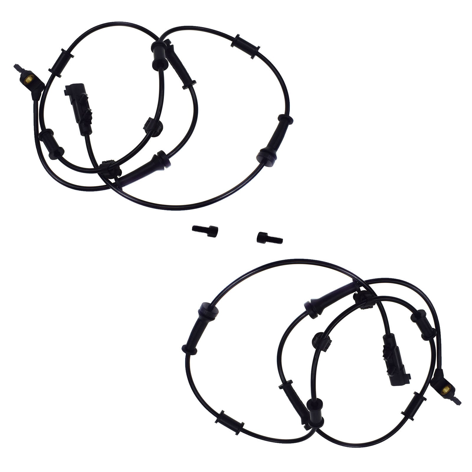 2-piece front ABS wheel speed sensor 68003281AA for Jeep for Wrangler and for Dodge Nitro